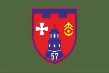 Прапор 57 ОБТрО (окремий батальйон ТрО) Сил ТрО ЗСУ. Варіант-03 Прапор 57 ОБТрО (окремий батальйон ТрО) Сил ТрО ЗСУ. Варіант-03
