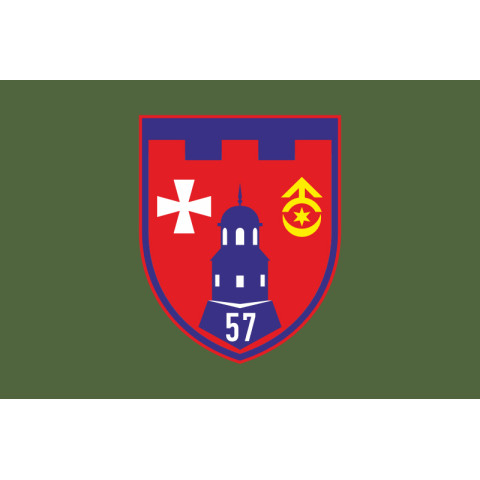 Прапор 57 ОБТрО (окремий батальйон ТрО) Сил ТрО ЗСУ. Варіант-03 Прапор 57 ОБТрО (окремий батальйон ТрО) Сил ТрО ЗСУ. Варіант-03