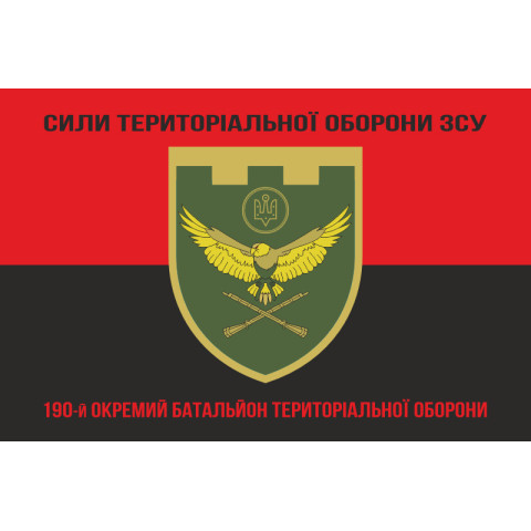 Прапор 190 ОБТрО (окремий батальйон ТрО) Сил ТрО ЗСУ. Варіант-08