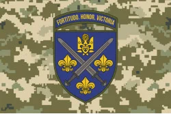 Прапор 155 ОМБр (окрема механізована бригада) ЗСУ. Варіант-12