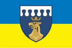Прапор 108 авіаційної комендатури ЗСУ. Варіант-14 Прапор 108 авіаційної комендатури ЗСУ. Варіант-14