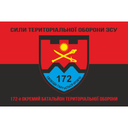 Прапор 172 ОБТрО (окремий батальйон ТрО) Сил ТрО ЗСУ. Варіант-08 Прапор 172 ОБТрО (окремий батальйон ТрО) Сил ТрО ЗСУ. Варіант-08