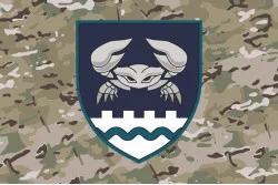 Прапор 34 ОБрБО (окрема бригада берегової оборони) МП ВМС ЗСУ. Варіант-24 Прапор 34 ОБрБО (окрема бригада берегової оборони) МП ВМС ЗСУ. Варіант-24