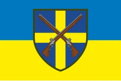 Прапор 144 ОМБр (окрема механізована бригада) ЗСУ. Варіант-01 Прапор 144 ОМБр (окрема механізована бригада) ЗСУ. Варіант-01