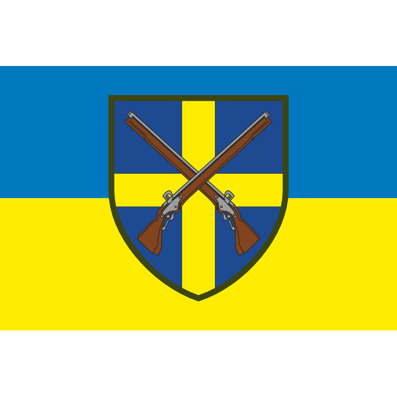 Прапор 144 ОМБр (окрема механізована бригада) ЗСУ. Варіант-01 Прапор 144 ОМБр (окрема механізована бригада) ЗСУ. Варіант-01