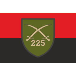 Прапор 225 ОШП (окремий штурмовий полк) ЗСУ. Варіант-03