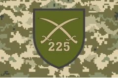 Флаг 225 ОШП (отдельный штурмовой полк) ВСУ. Вариант-06