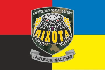 Прапор 54 ОМБр, 1 Мехбат (механізований батальйон) ЗСУ. Варіант-05