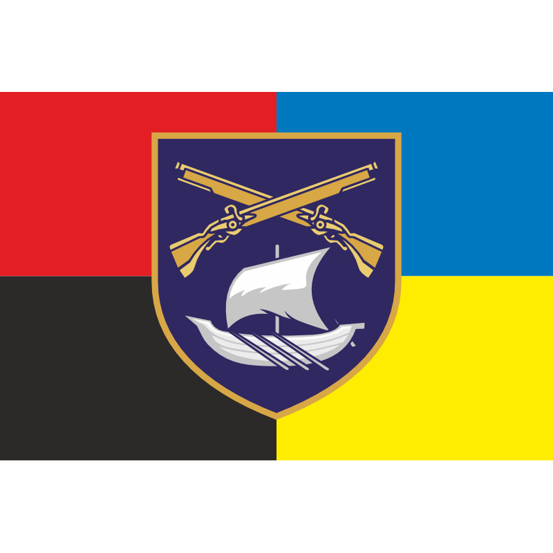 Прапор 22 ОМБр (окрема механізована бригада) ЗСУ, ОМПБ. Варіант-05 Прапор 22 ОМБр (окрема механізована бригада) ЗСУ, ОМПБ. Варіант-05