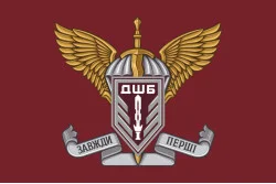 Флаг 1 ДШБ (десантно-штурмовый батальон) 95 ОДШБр ВСУ. Вариант-17