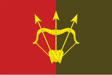 Флаг 1129 ЗРП (зенитный ракетный полк) ВСУ. Вариант-08