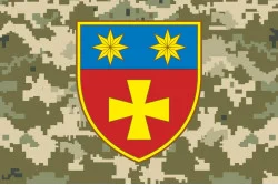 Прапор 143 ОМБр (окрема механізована бригада) ЗСУ. Варіант-06 Прапор 143 ОМБр (окрема механізована бригада) ЗСУ. Варіант-06