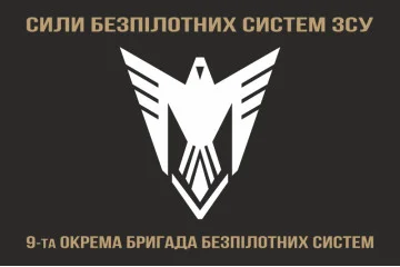 Флаг 9 ОБрБпС (отдельная бригада беспилотных систем) ВСУ «Винницкие скифы». Вариант-24 Флаг 9 ОБрБпС (отдельная бригада беспилотных систем) ВСУ «Винницкие скифы». Вариант-24