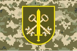 Флаг Факультета подготовки специалистов тылового обеспечения Военной академии ВСУ. Вариант-07