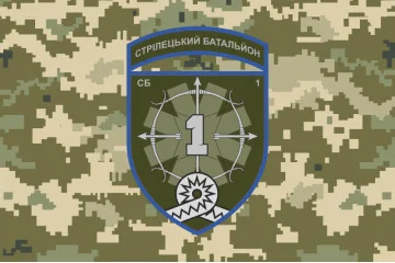 Флаг 1 СБ (стрелковый батальон) 59 ОШБр ВСУ. Вариант-04