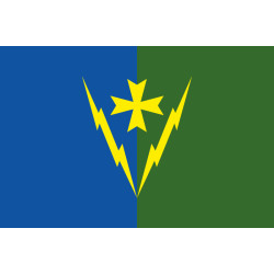 Прапор 164 РТБр (радіотехнічна бригада) ППО ЗСУ. Варіант-09 Прапор 164 РТБр (радіотехнічна бригада) ППО ЗСУ. Варіант-09