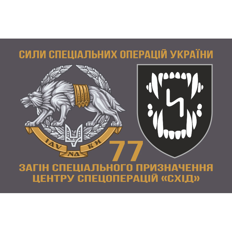 Прапор 4 ОЗСпП (окремий загін спеціального призначення) ССО ЗСУ «Схід». Варіант-02 Прапор 4 ОЗСпП (окремий загін спеціального призначення) ССО ЗСУ «Схід». Варіант-02