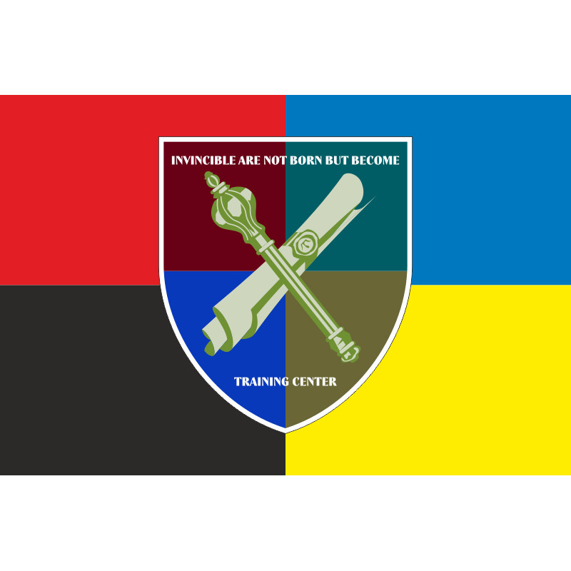 Прапор Центру підвищення кваліфікації Військової академії міста Одеса. Варіант-05 Прапор Центру підвищення кваліфікації Військової академії міста Одеса. Варіант-05