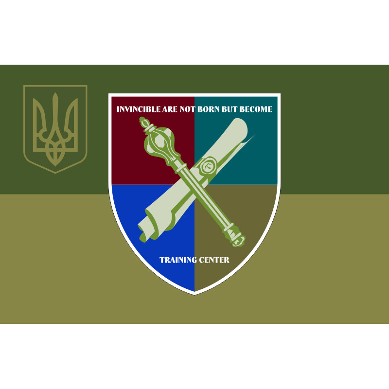 Прапор Центру підвищення кваліфікації Військової академії міста Одеса. Варіант-07 Прапор Центру підвищення кваліфікації Військової академії міста Одеса. Варіант-07
