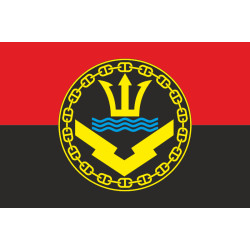 Прапор Головної військово-морської бази «Намив» ВМФ ЗСУ. Варіант-04
