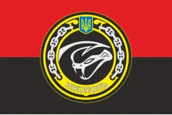 Прапор МБАК «Нікополь» (P176) ВМС ЗСУ. Варіант-05