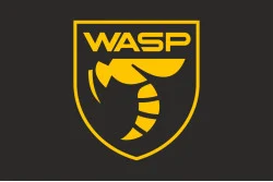 Прапор Підрозділу БПЛА «WASP» Українського легіону ЗСУ. Варіант-08 Прапор Підрозділу БПЛА «WASP» Українського легіону ЗСУ. Варіант-08