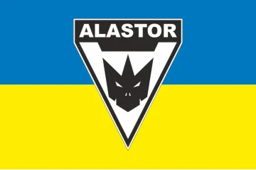 Флаг Роты ударных БПЛА «Alastor» 25 ОВДБр ДШВ ЗСУ. Вариант-05 Флаг Роты ударных БПЛА «Alastor» 25 ОВДБр ДШВ ЗСУ. Вариант-05