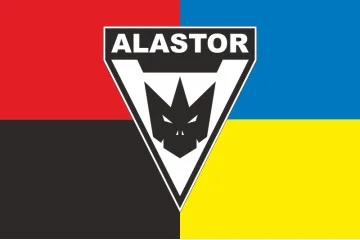 Прапор Роти ударних БПЛА «Alastor» 25 ОПДБр ДШВ ЗСУ. Варіант-11