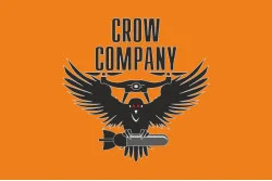 Прапор Роти ударних БПЛА «Crow Company» 15 БрОП НГУ. Варіант-01