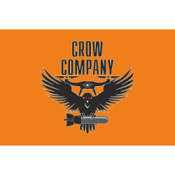 Прапор Роти ударних БПЛА «Crow Company» 15 БрОП НГУ. Варіант-01 Прапор Роти ударних БПЛА «Crow Company» 15 БрОП НГУ. Варіант-01
