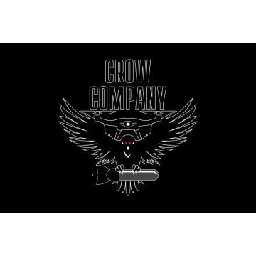Прапор Роти ударних БПЛА «Crow Company» 15 БрОП НГУ. Варіант-02 Прапор Роти ударних БПЛА «Crow Company» 15 БрОП НГУ. Варіант-02