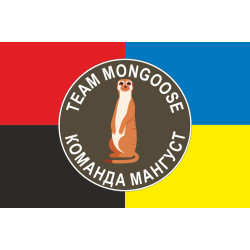 Прапор Команди «Мангуст» ГУР МОУ. Варіант-03