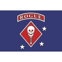 Прапор Команди «Rogue» ГУР МОУ. Варіант-01