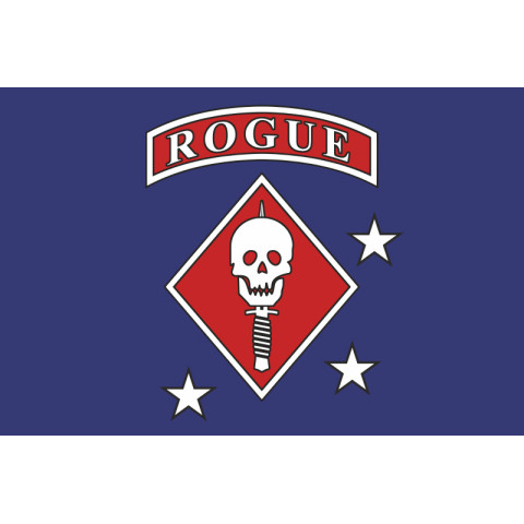 Флаг Команды «Rogue» ГУР МОУ. Вариант-01
