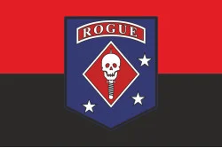 Флаг Команды «Rogue» ГУР МОУ. Вариант-03 Флаг Команды «Rogue» ГУР МОУ. Вариант-03