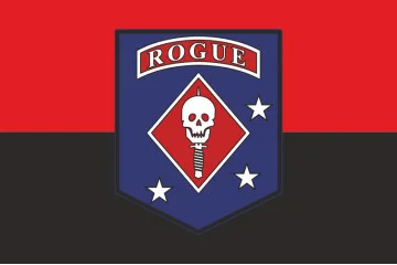 Флаг Команды «Rogue» ГУР МОУ. Вариант-03 Флаг Команды «Rogue» ГУР МОУ. Вариант-03