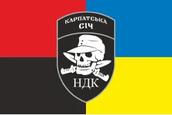 Флаг НДК (Немецкий Добровольческий Корпус) ВСУ. Вариант-11 Флаг НДК (Немецкий Добровольческий Корпус) ВСУ. Вариант-11