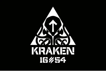 Флаг 21 ОПБпС (отдельный полк беспилотных систем) «KRAKEN 1654» ВСУ. Вариант-02