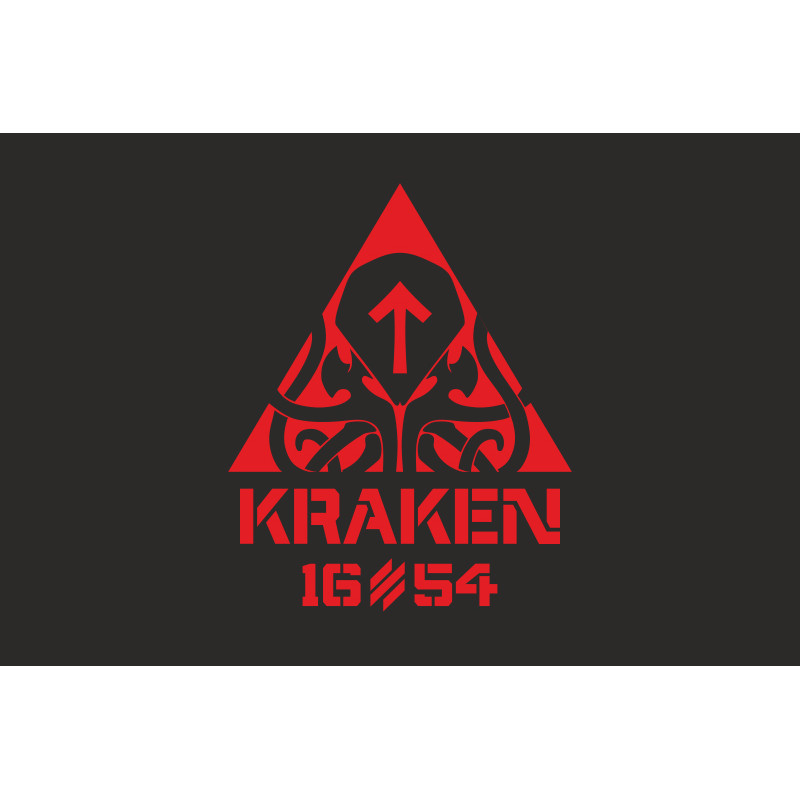Флаг 21 ОПБпС (отдельный полк беспилотных систем) «KRAKEN 1654» ВСУ. Вариант-03 Флаг 21 ОПБпС (отдельный полк беспилотных систем) «KRAKEN 1654» ВСУ. Вариант-03