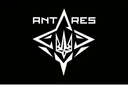 Прапор ББпС «ANTARES» 4 БрОН НГУ «РУБІЖ». Варіант-01