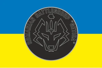 Прапор Румунського бойового групи «GETICA» ГУР МОУ. Варіант-01 Прапор Румунського бойового групи «GETICA» ГУР МОУ. Варіант-01