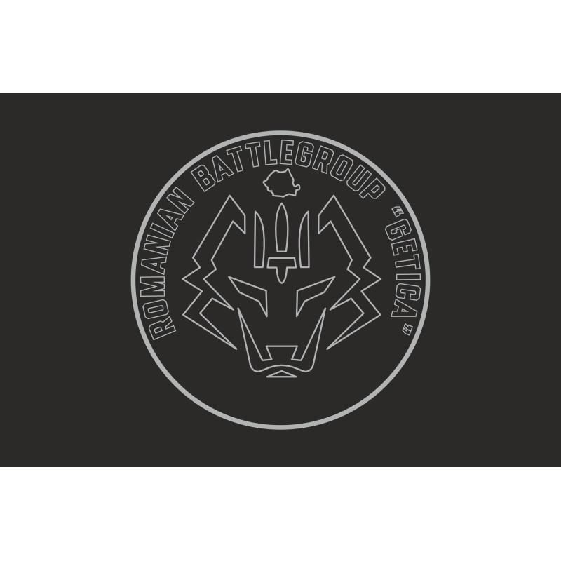 Прапор Румунського бойового групи «GETICA» ГУР МОУ. Варіант-06 Прапор Румунського бойового групи «GETICA» ГУР МОУ. Варіант-06
