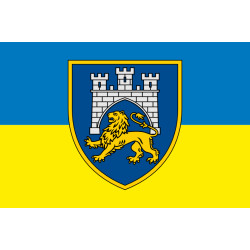 Прапор 125 ОВМБр (окрема важка механізована бригада) ЗСУ. Варіант-01 Прапор 125 ОВМБр (окрема важка механізована бригада) ЗСУ. Варіант-01