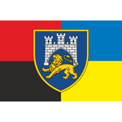 Прапор 125 ОВМБр (окрема важка механізована бригада) ЗСУ. Варіант-05 Прапор 125 ОВМБр (окрема важка механізована бригада) ЗСУ. Варіант-05