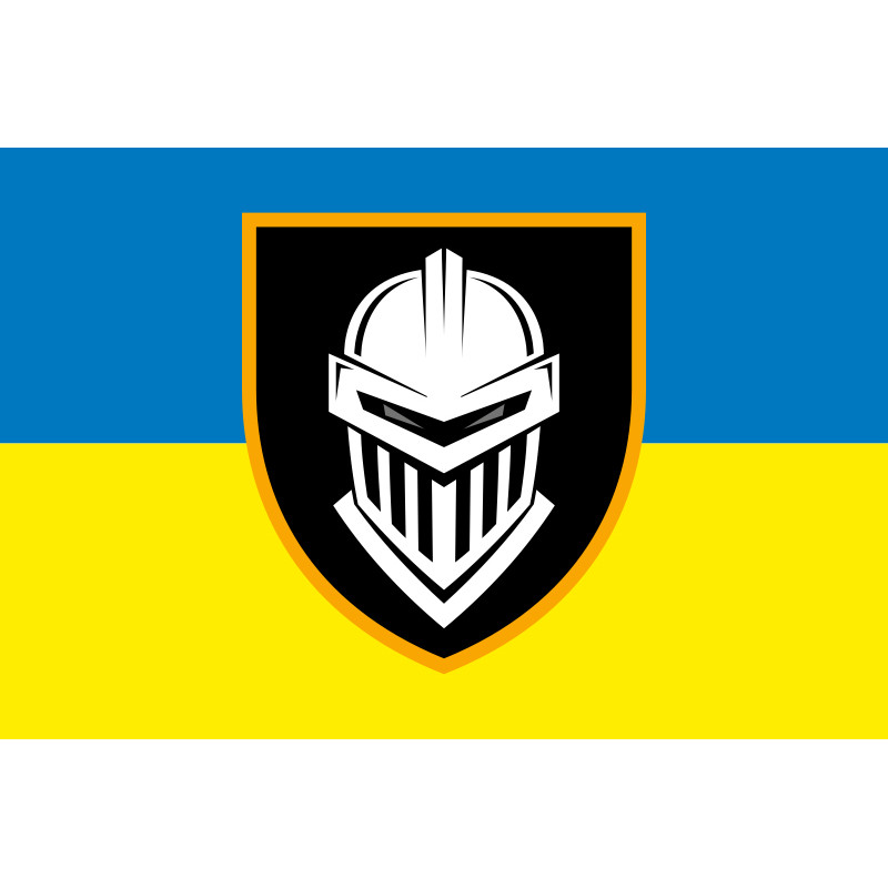 Прапор 3 ОВМБр (окрема важка механізована бригада) ЗСУ «Залізна». Варіант-05 Прапор 3 ОВМБр (окрема важка механізована бригада) ЗСУ «Залізна». Варіант-05