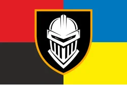 Прапор 3 ОВМБр (окрема важка механізована бригада) ЗСУ «Залізна». Варіант-11 Прапор 3 ОВМБр (окрема важка механізована бригада) ЗСУ «Залізна». Варіант-11
