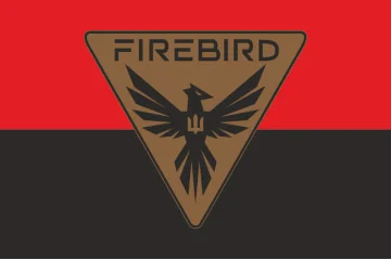 Флаг Спецподразделения операторов FPV-дронов ГУР МОУ «Firebird». Вариант-02 Флаг Спецподразделения операторов FPV-дронов ГУР МОУ «Firebird». Вариант-02