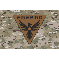 Флаг Спецподразделения операторов FPV-дронов ГУР МОУ «Firebird». Вариант-04 Флаг Спецподразделения операторов FPV-дронов ГУР МОУ «Firebird». Вариант-04