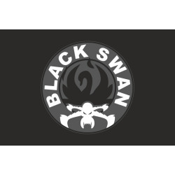 Прапор Групи ударних БПЛА «Black Swan» ЗСУ. Варіант-06 Прапор Групи ударних БПЛА «Black Swan» ЗСУ. Варіант-06