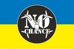 Прапор РУБпАК «No Chance» 108 ОБрТрО ЗСУ. Варіант-01